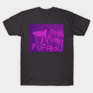 Death Monkey Puffball Purple T-Shirt